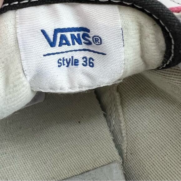 Vans Vintage Sport Black Hot Pink Low-Top Sk8 Sneakers Unisex 8.5 Men - 10 Women - Picture 12 of 13